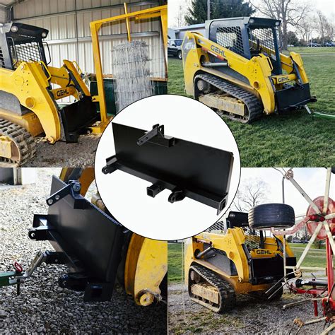 skid steer universal quick attach|universal skid steer quick hitch.